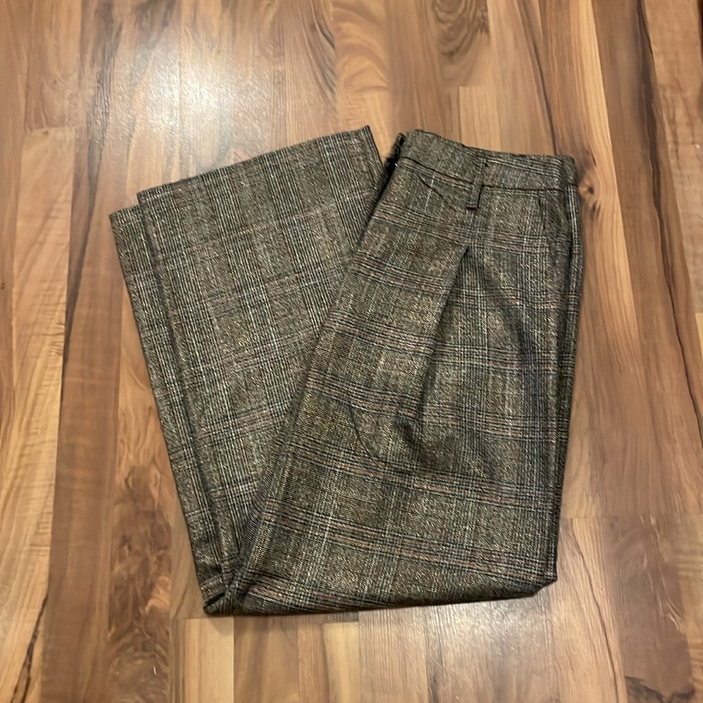 Jason Wu Plaid Pants with Gold Stitching